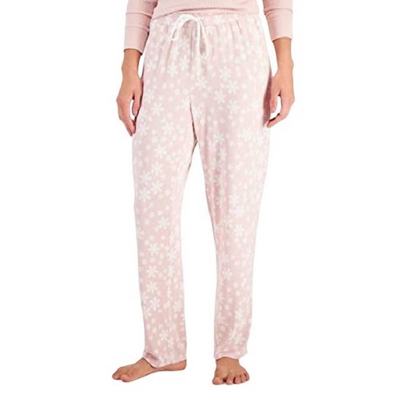 Charter Club Butter Soft Lounge/Pajama Pants Snowflake Print SMALL (3737) - Picture 1 of 6